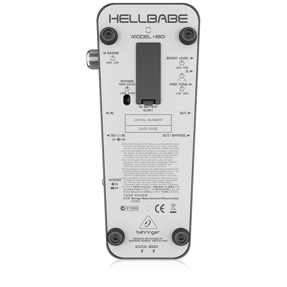 Behringer Optical Wah Pedal HELLBABE HB01 Guitar Effects