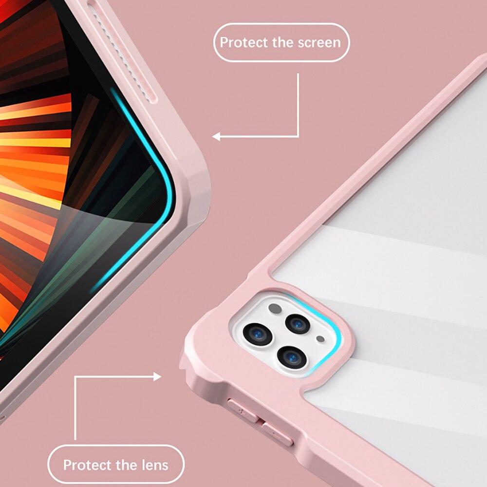 Чехлы-карандаши для Apple Ipad Air 4 Air 5 Clear Case 2020 для Ipad Pro 11 Case 2021 Mini 6 Чехол для iPad 10.2 Чехол 9-го поколения 7-й 8-й защитный чехол