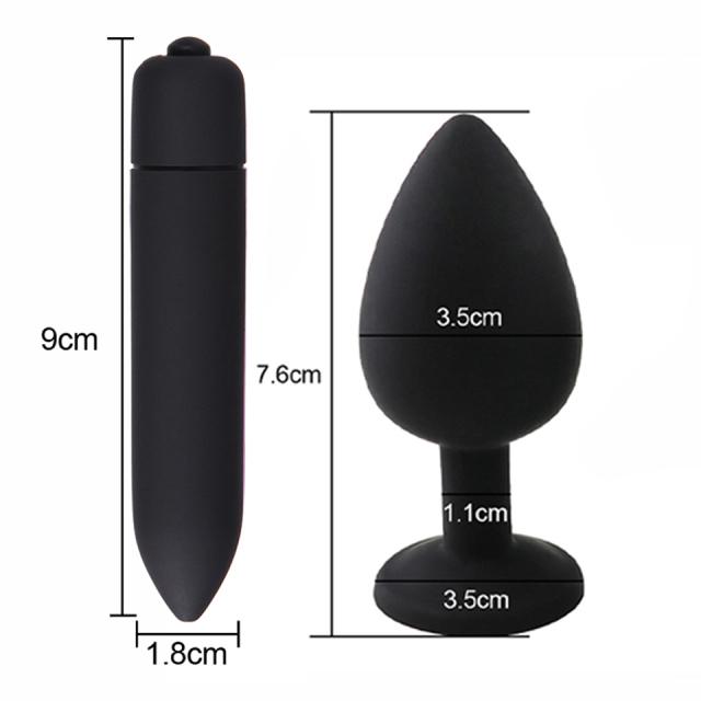 3 Sizes Anal Plug Sex Toys Female Vibrator Adult Silicone Sex Prostate Back Yard Toy Anal Butt Plug Women Man Couple Gay Unisex