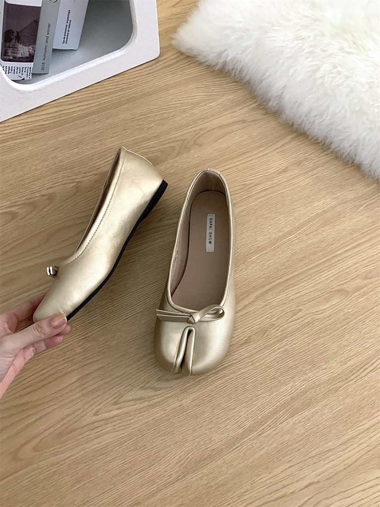 Модные IPPEUM Женские Таби Туфли Красные С Раздельным Носком Балетки 2024 Новые Мэри Джейн Балерины Zapatos Mujer