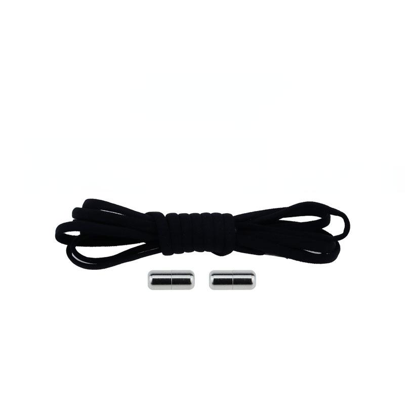 Эластичные шнурки без завязок, шнурки с металлическим замком для детей, кроссовки для взрослых, быстрые шнурки