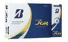 Bridgestone Tour B JGR 2023 Белый Гольф Набор 2 Дюжины с Оригинальными Листами LPlus Мячи, (24 мяча)