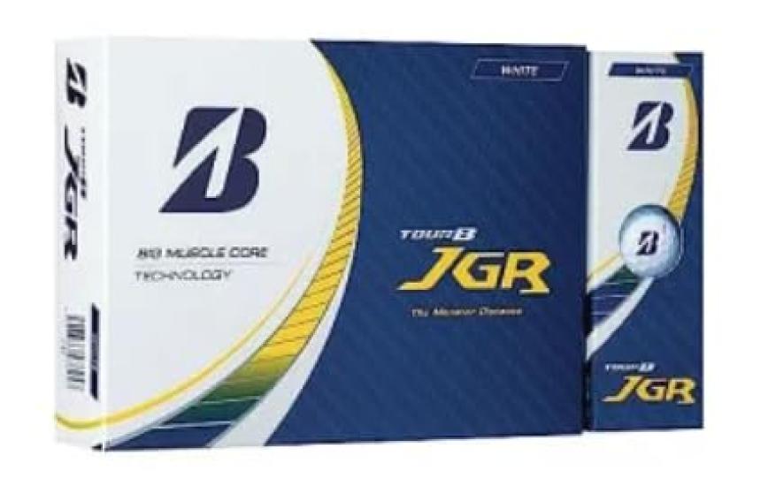 Bridgestone Tour B JGR 2023 Белый Гольф Набор 2 Дюжины с Оригинальными Листами LPlus Мячи, (24 мяча)