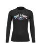 BILLABONG Женский Рашгард Pipe Tomboy Свободного кроя Черный