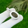 925 Sterling Silver Oval Labradorite Stone Sister Wedding Bezel Pendant Jewelry