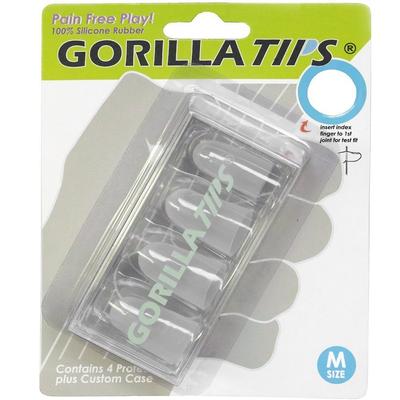 Наконечники для пальцев Gorilla Medium Clear. Удобны для ваших прозрачных средних пальцев - кончики пальцев, цвет, размер.