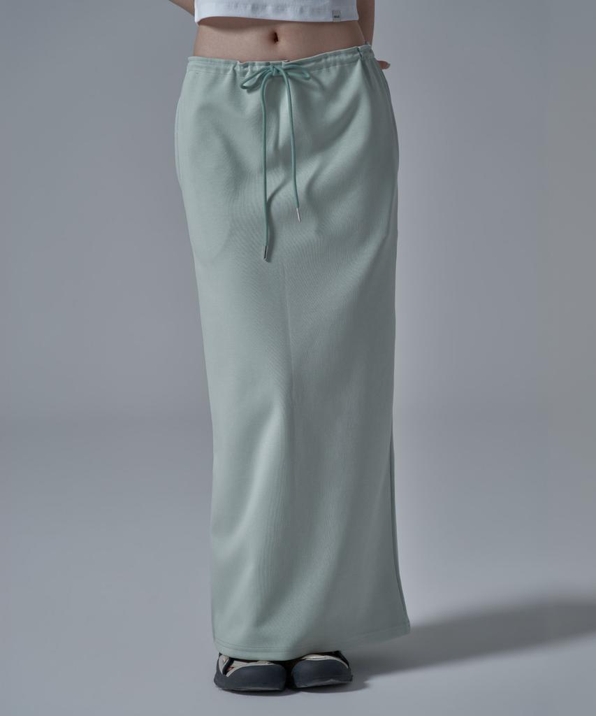 War For Woman Wsk-04 String Banding Long Skirt_Mint