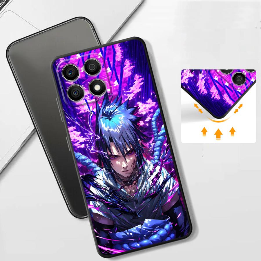 Cool N-Narutos Sasuke Case for Honor X6 200 400 Lite 8X 90 X5b 70 X7 Magic5Lite X9a X8 Black Soft Phone Cover