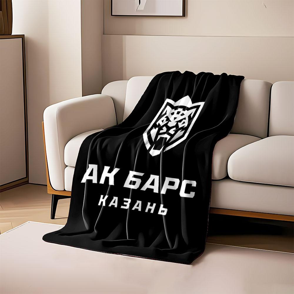 White Tiger Logo on Black print blanket soft and cozy perfect for the living room bed sofa or a nap,gift