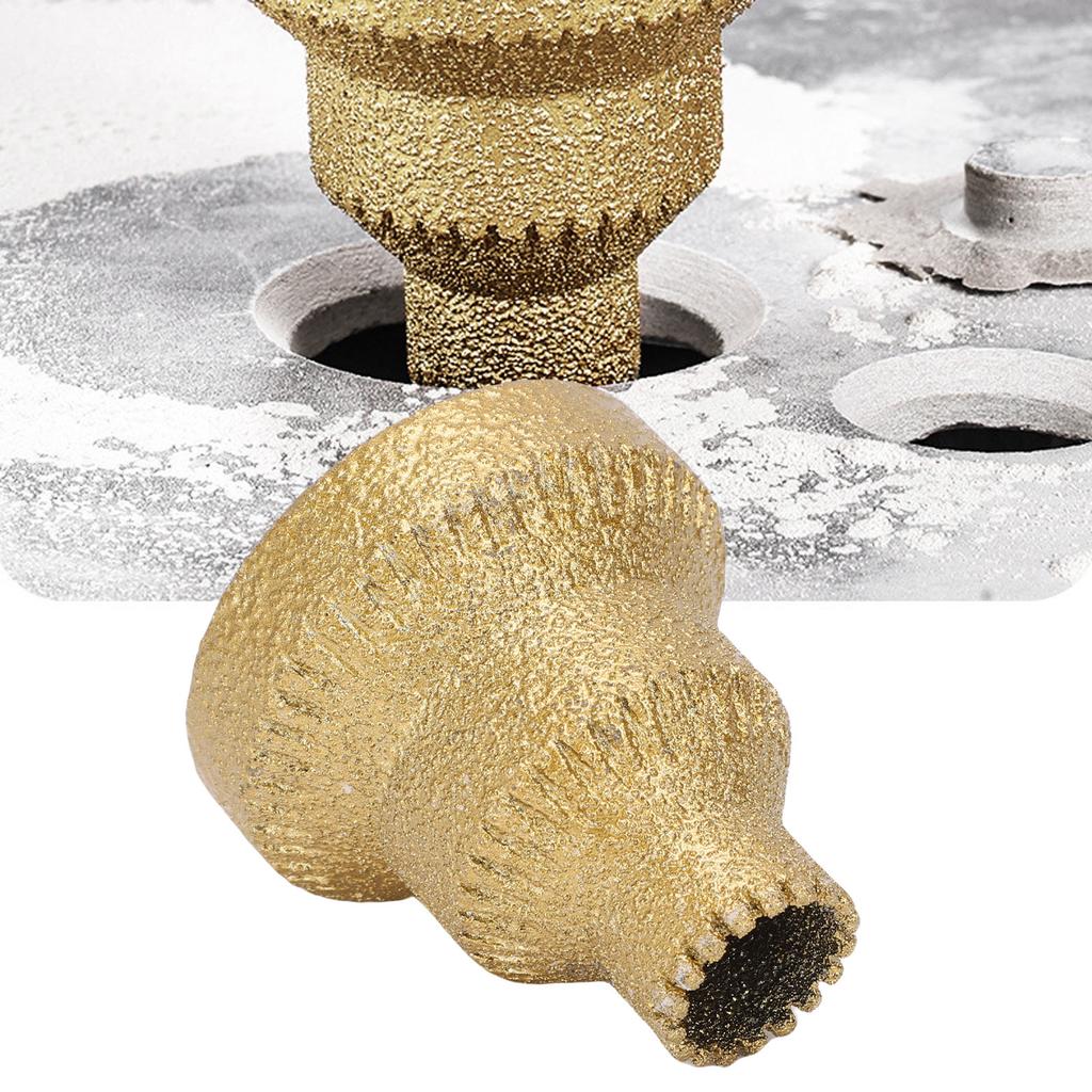  Step Chamfer Drill Bit M10 Thread 20mm 35mm 50mm Multi Layer Tapered Reamer Brazed Pagoda Drill Bit for Tile Marble