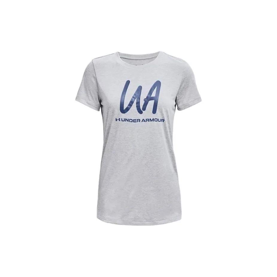 Under Armour Regular T Shirt Women's Modern Gray (Unisex) T-Shirts 1365145 011