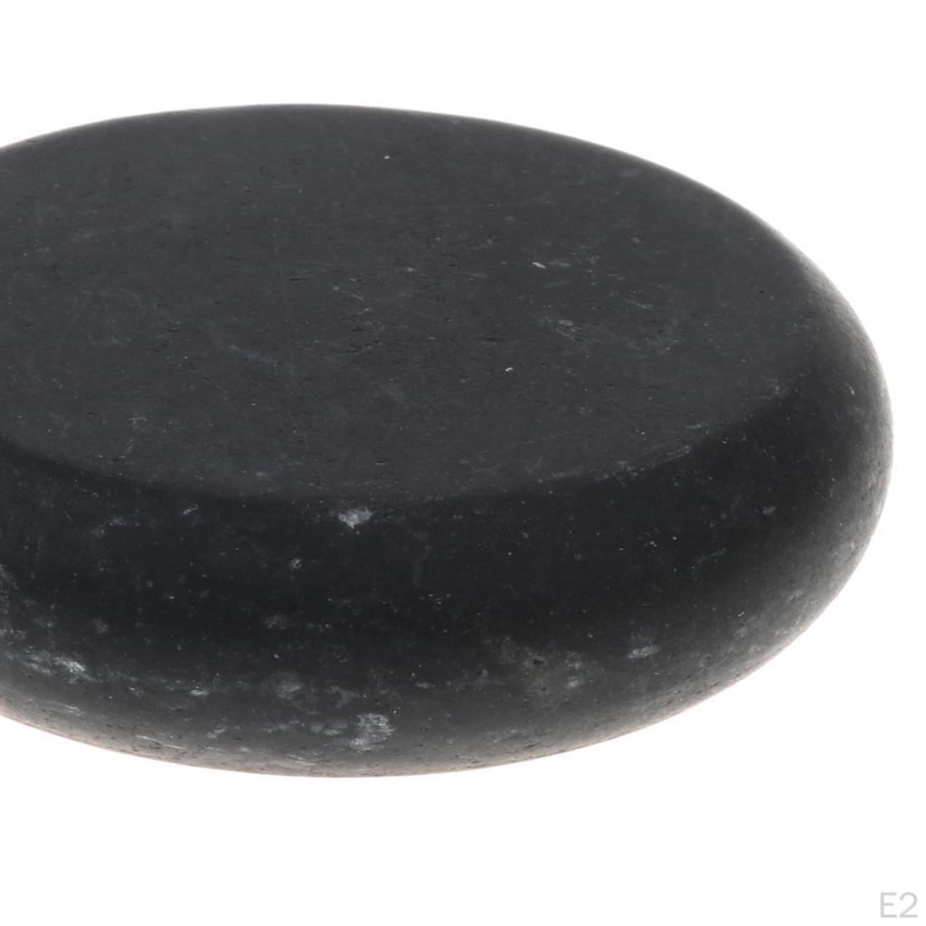 4 Pcs, Massage Large S Natural Rock Basalt