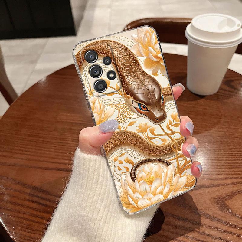 Чехол для телефона Snakes and Women Прозрачный Мягкий Для Samsung Galaxy A56 A57 A37 A55 A54 A36 A35 A26 A25 A16 A17 A07 A52 A34 A73 A21s
