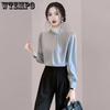 Women's Professional Versatile Retro Long Sleeve Shirt for Autumn Women's Clothing Stylish Top