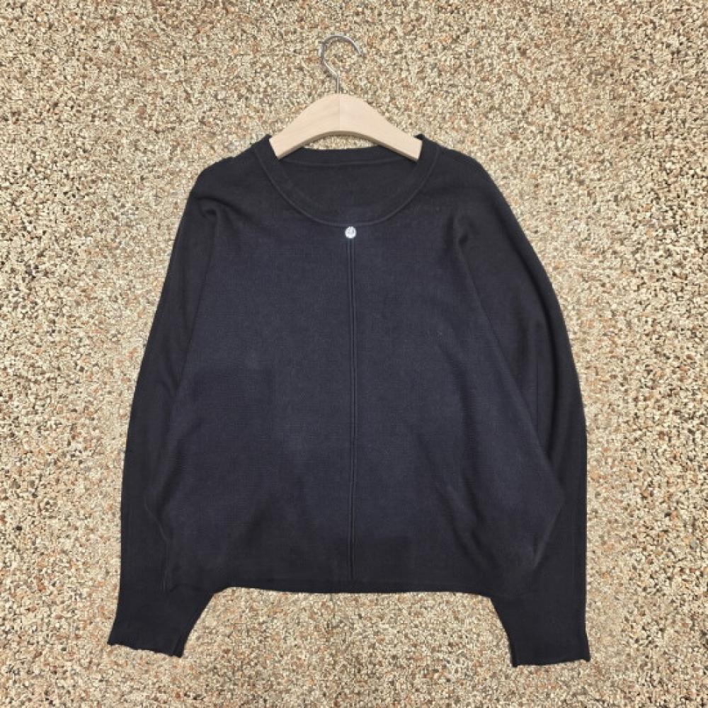 Shop Women S Roundneck Bodycover Dolman midSeaSon lS Knit Black 21dS Wkn260096
