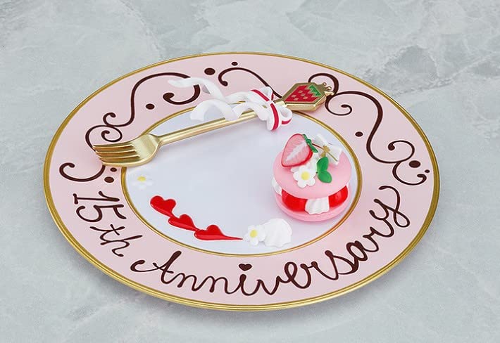 Нендороид Хацунэ Мику 15-я годовщина Пластиковый окрашенный подвижный специальный постамент визуальный акриловый стенд, нарисованный Эн Морикура Вер. фигура, не масштабная,