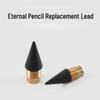 Вечный металлический карандаш с наконечником, который не нужно затачивать, долговечный, со сменным наконечником