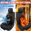 Dual Use Heater and Cooler 12V Car Seat Cover Ventilated Air Fan Cooling Wind & Heating Warm Seat Covers Interior Accessories X1