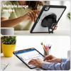 For iPad Air 13 (2025)/(2024) Kickstand Case PC+TPU Tablet Cover with Shoulder Strap