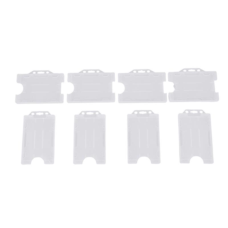 4 шт., унисекс, многофункциональный, жесткий пластиковый, двухсторонний, держатель для удостоверения личности, чехол