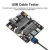 DC 3-12V USB кабель для тестирования данных плата со светодиодным дисплеем электронная плата для тестирования зарядки с интерфейсом Type-C/Micro USB/Lightning