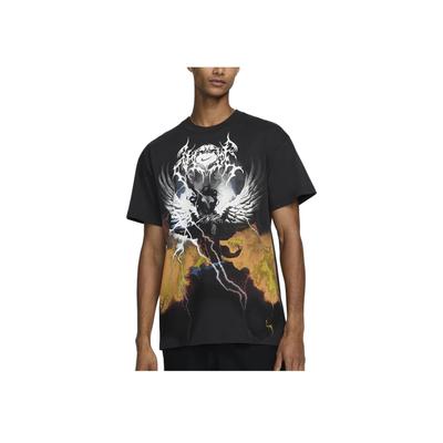 Max 90 Sportswear Cotton Loose Casual Short Sleeve T Shirt Men Tops Dark-Black Black HQ2579-045