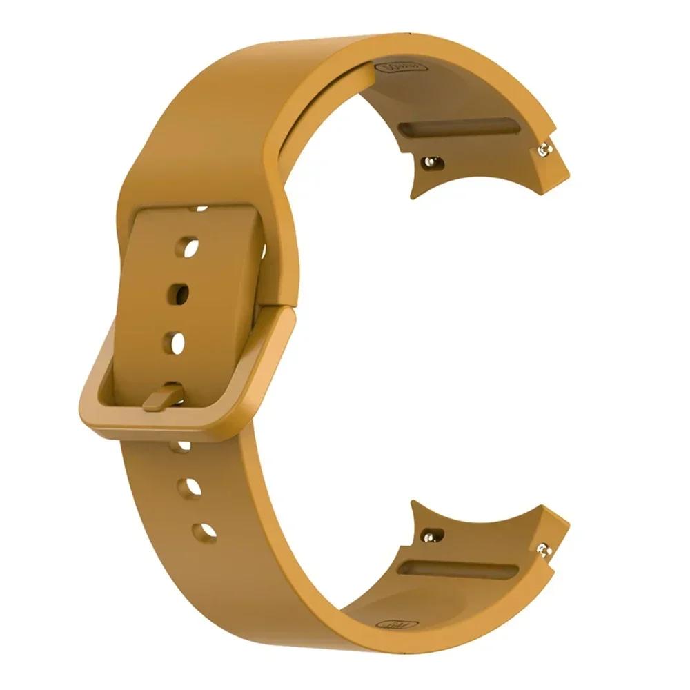 Classic Leather+Silicone Strap For Samsung Galaxy Watch 7 6 5 Pro 40mm 44mm No Gaps Band Watch6 4 Classic 47 43 46mm Curved End Bracelet