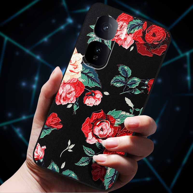 3D Цветочный тисненый чехол Fundas для vivo iQOO Neo 10 Чехол 10Pro Мягкий силиконовый чехол для телефона для vivo iQOO Neo 10 Pro Задняя крышка Coque Сумка