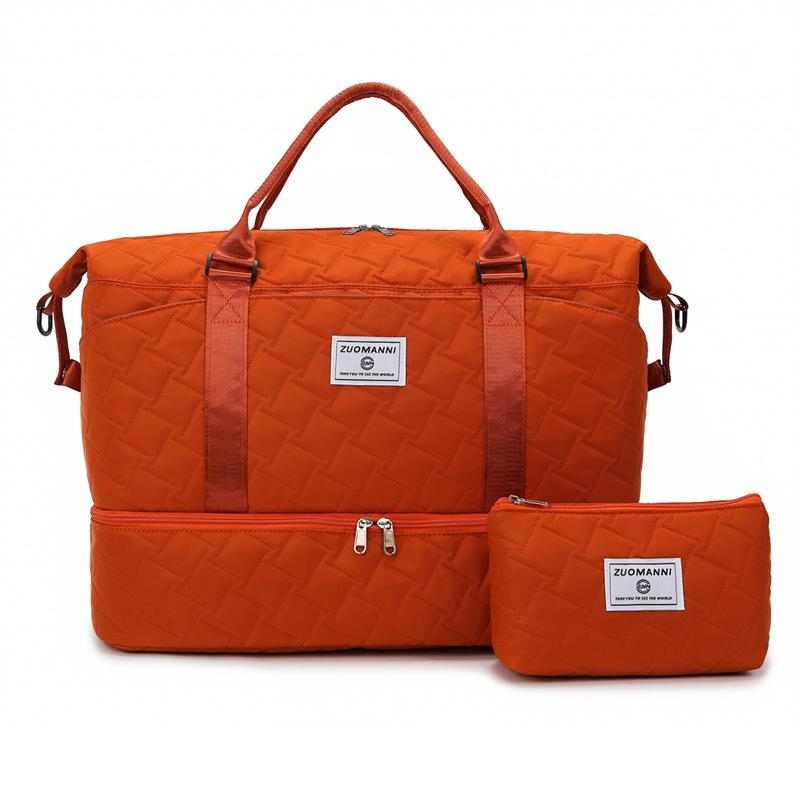 Large Capacity Travel Bag Women's Short-distance Outgoing Luggage Bag Storage Bag Dry And Wet Separate Sports Fitness Handbag