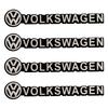 Car Audio Decorate 3D Aluminum Emblem Badge Sticker Decal Accessories For Volkswagen VW R GTI Golf Polo Passat b6 Tiguan Beetle zh5