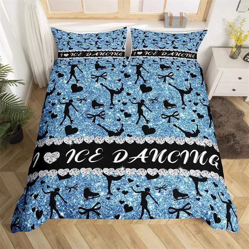 Комплект пододеяльника для гимнастики Радужный акварельный тай-дай Комплект постельного белья размера «queen» Микрофибра Пододеяльник для чирлидинга Для любителя йоги