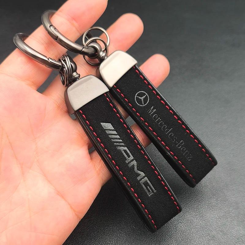 FBK3 2025 Hot New Car Keys Chain Rings Holder KeysChain For Mercedes Benz AMG S320 W164 W205 W204 W168 C180 E320 A200 CLA CLK CLS ML