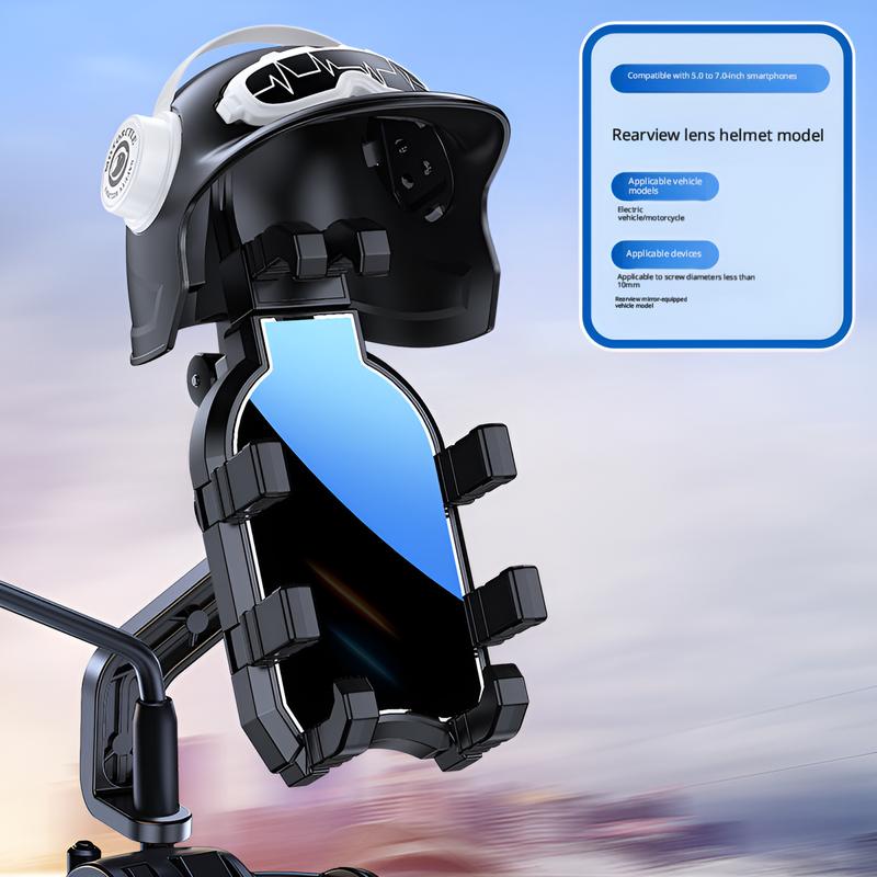 Shock-proof Waterproof Portable ABS Material Riding Mobile Phone Holder for Motorcycle and Bicycle