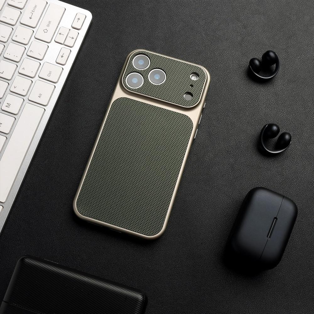 Винтажный кожаный чехол с текстурой ромбов для iPhone 17 Air 17 16 15 14 13 12 Pro Max 17Pro Ретро Ударопрочный PC Покрытие Броня Чехол