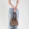 Fashion PU Big Rivets Designer Style Shoulder Bags for Girls  Trendy Large Capacity Personality  Girl Style Handbags
