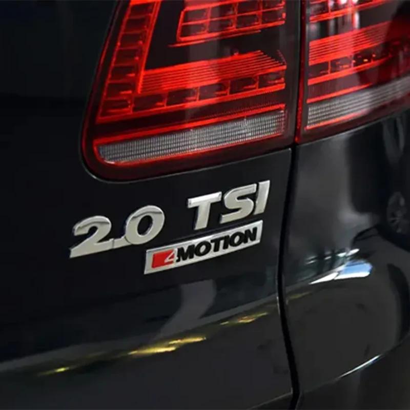3D Metal 4 Motion Logo 4motion Emblem Car Rear Trunk Badge Sticker For VW Tiguan Passat B8 Polo Jetta Golf 4 5 6 7 MK4 MK5 MK6
