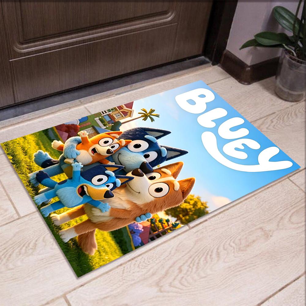 Bluey Printed Carpet Rug for Office Chair Living Room Bedroom Kitchen Room Decor Gifts