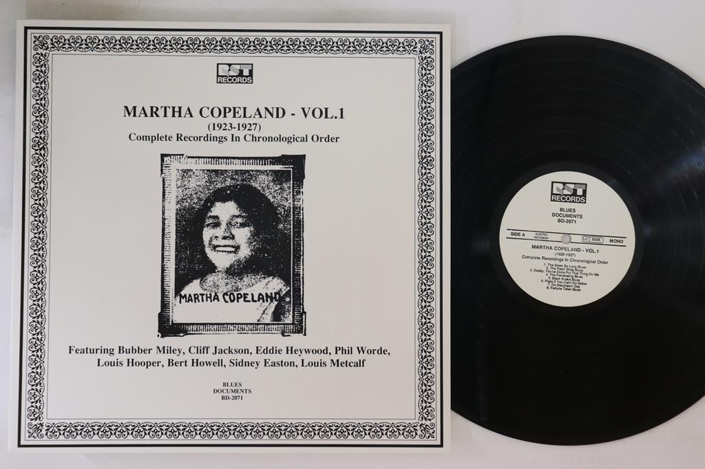 LP Record MARTHA COPELAND - Vol.1 (1923-1927) BD2071 RST 1989 Austria Blues Used