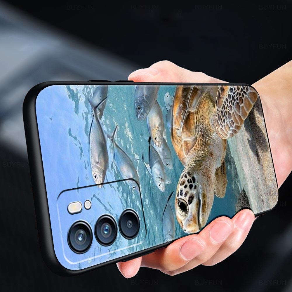 Чехол для телефона с изображением морского животного Дельфин для OPPO Find X5 A54 A53 A52 A9 2020 A16 A15 A95 A76 A74 A12 Reno7 SE Reno6 Pro Plus 5G