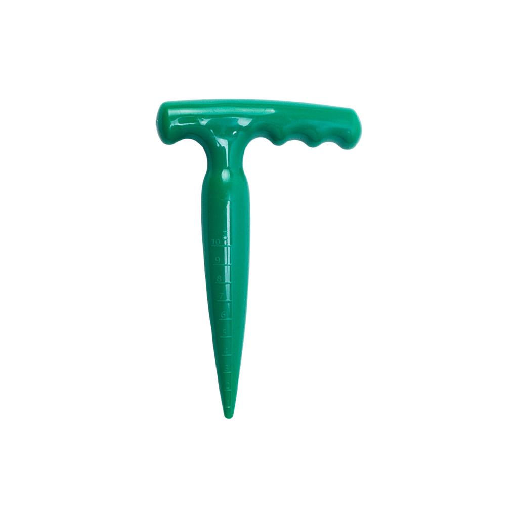 Garden Dibber with Ergonomic Handle for Seed Planting and Transplanting Suitable for Various Soil Types and Gardening Tasks