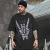 New Men's T-Shirt 3d Horror Pattern Printed T-Shirt For Men Street Hip-Hop Oversized Loose Tops Quick Drying Short Sleeved Tees