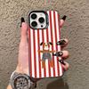 Cute Green And White Plaid Animal Phone Case For Samsung Galaxy S26 S25 Ultra S24 S23 FE S22 S21 Plus A56 A55 Hard Matte Cover
