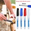 30mm Useful Craftwork Multi-purpose Carpenter Pen Deep Hole Marker Pens Long Head Markers Mark Tool
