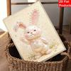 Pearl painting kit DIY cute white bunny wall art home decoration painting
