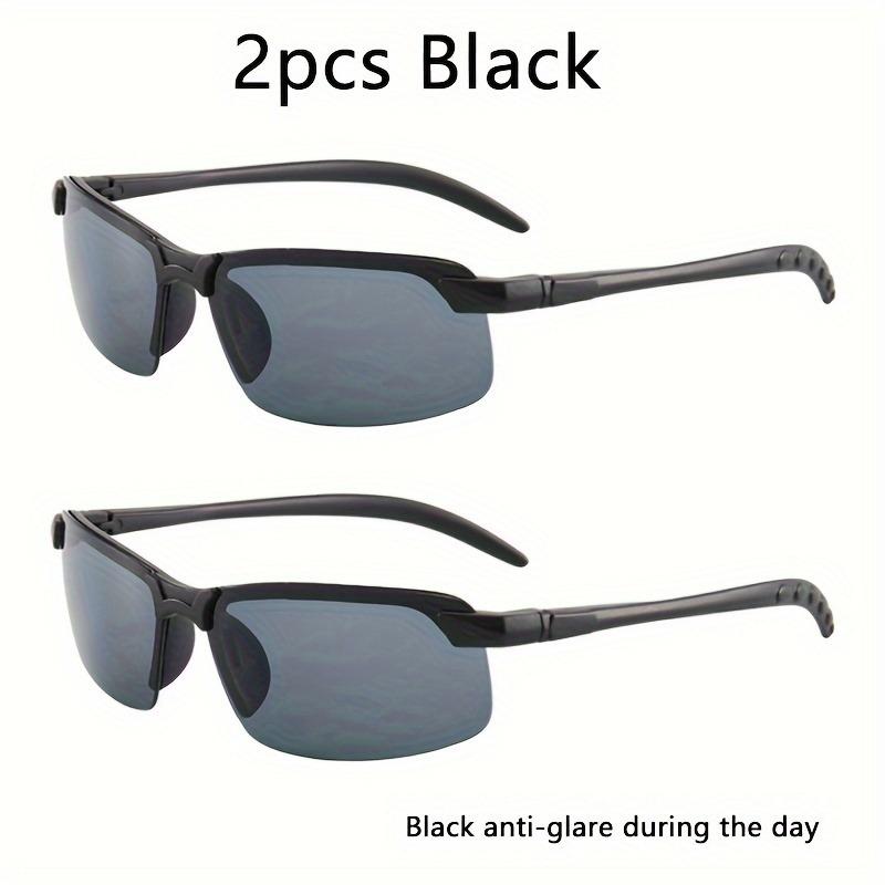 Очки ночного видения для женщин и мужчин, модные полуободковые очки для водителя с антибликовым покрытием для ночного вождения