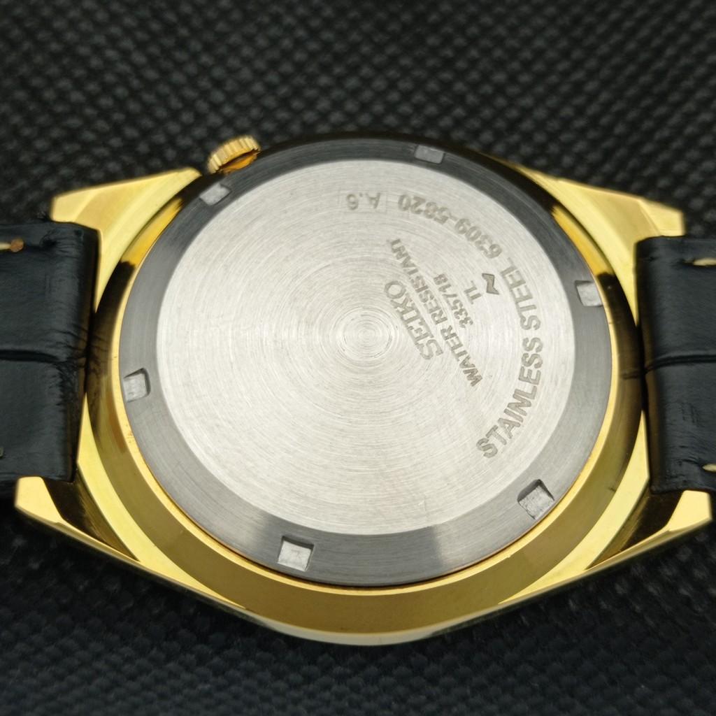 ВОССТАНОВЛЕННЫЕ ВИНТАЖНЫЕ SEIKO 5 AUTO 6309A ЯПОНИЯ МУЖСКИЕ D/D ЗОЛОТЫЕ ЧАСЫ a309520-13