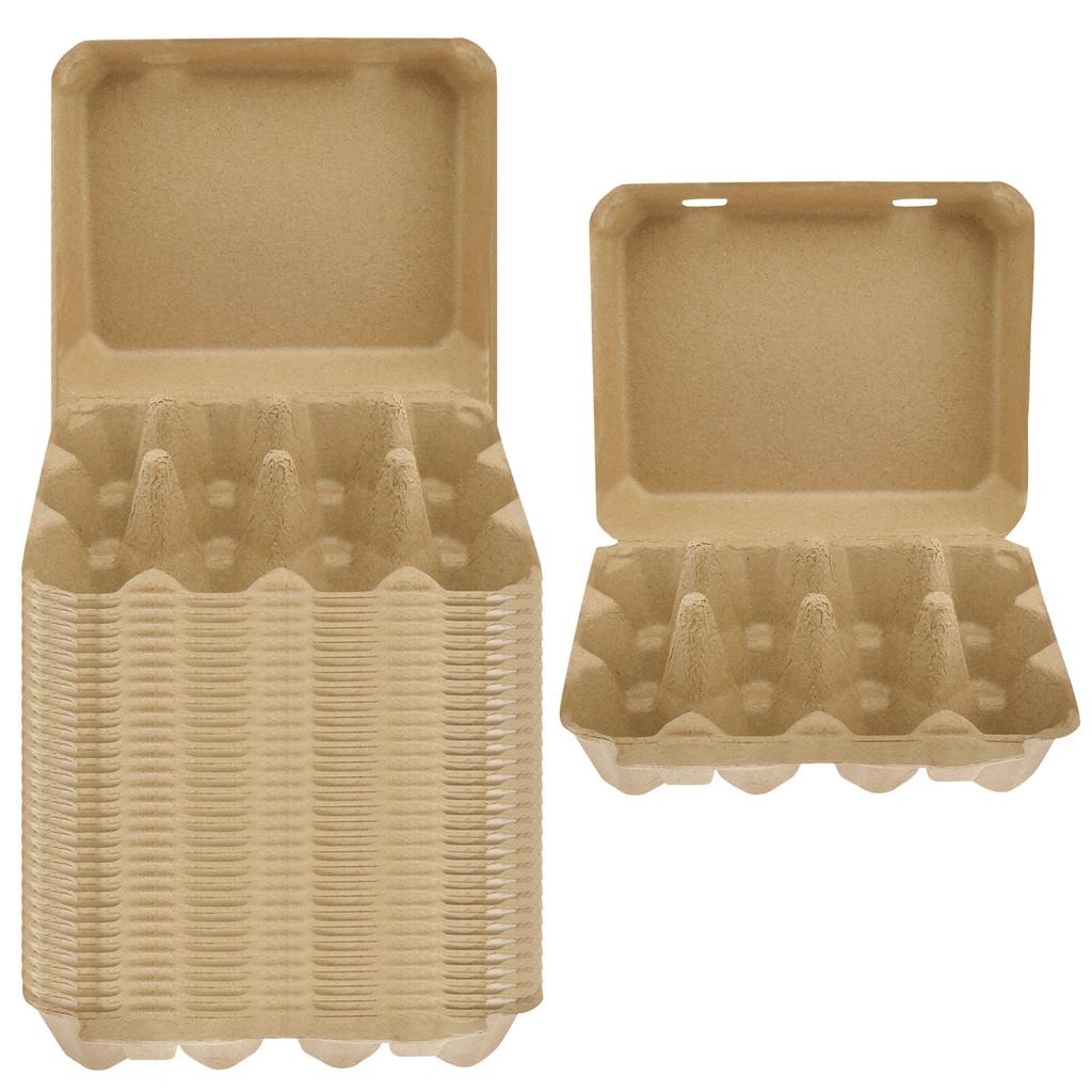 20/30 Pcs Egg Storage Box 3x4 Style Paper Pulp Empty Egg Cartons Reusable Cardboard Egg Cartons Multi-purpose Organizer for Home