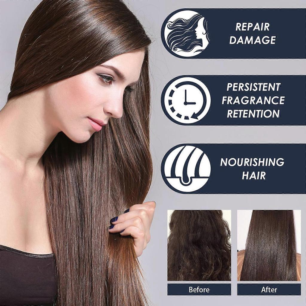 West&Month Straightening Hair Keratin Ratin Repair Cream, Repair Silky Hair Care Moisturizing Hair Mask Treatment Cream