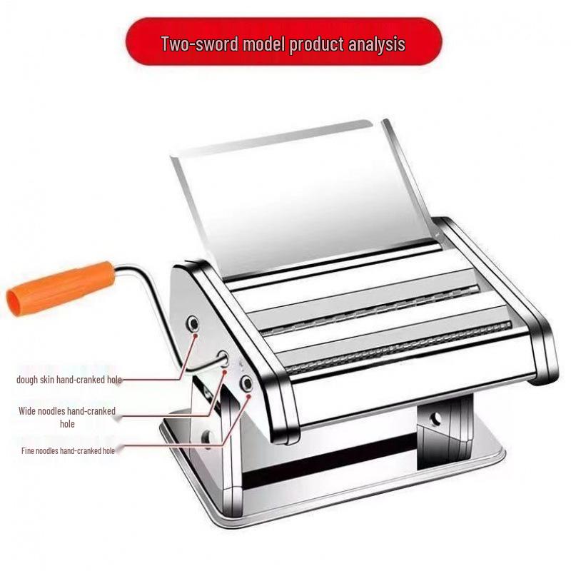 Компактная многофункциональная машина для раскатки теста для лапши и пельменей