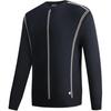 Emporio Armani Мужской свитер в полоску с круглым вырезом Синий 6R1MX3-1MOZZ-0920
